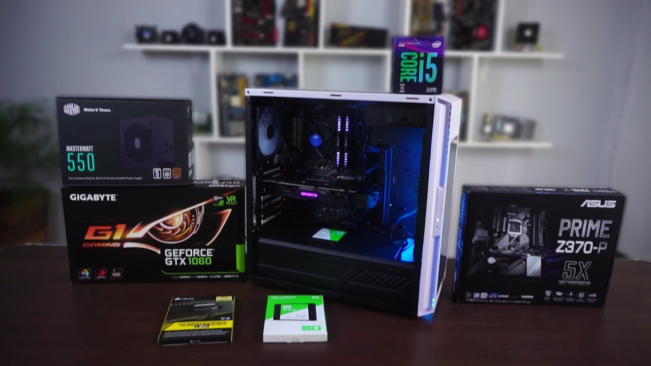 Ensamblando PC Gamer con Core i5 8va generación para ir arriba de 100FPS