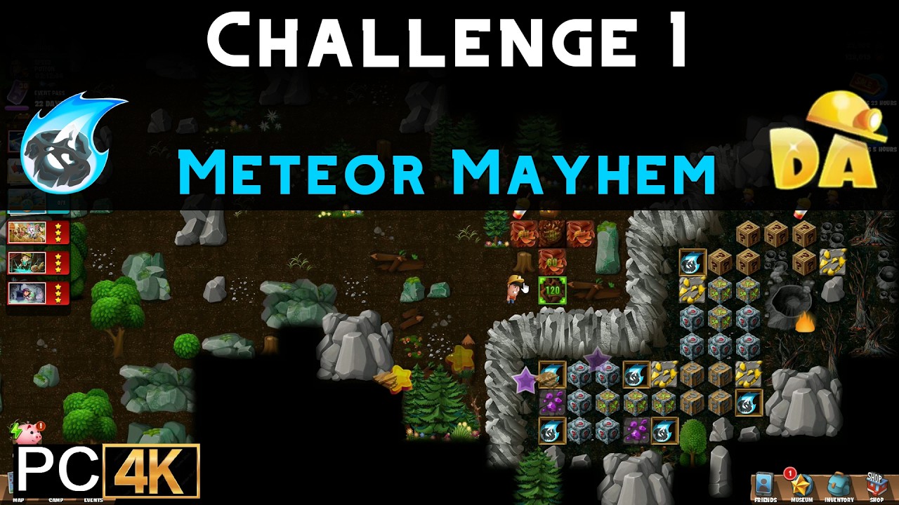 Meteor Mayhem Challenge 1 | Meteor Mayhem #9 (PC) | Diggy's Adventure