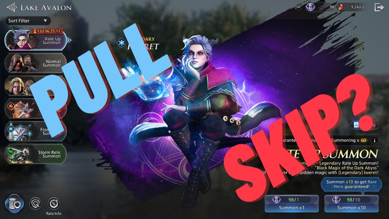 Iweret - FP2 character first impressions - pull or skip? King Arthur Legend rise