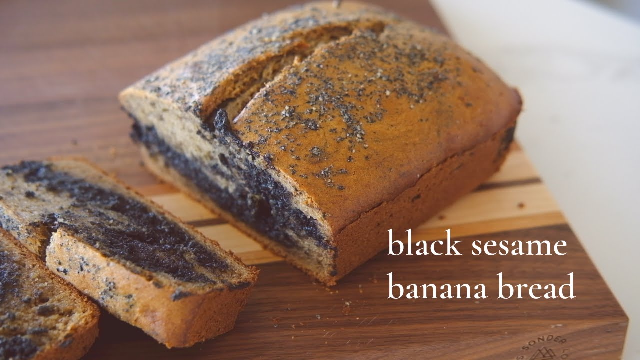Black Sesame Banana Bread