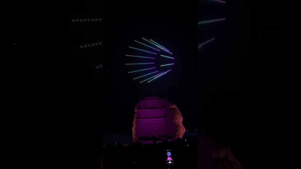 Outdoor Audio and Lighting | Balich Wonder Studio - Drone Show | Al Ula Saudi Arabia