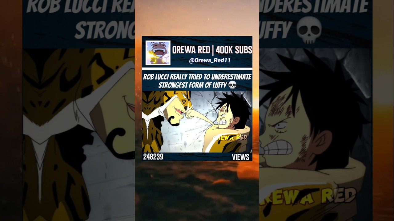 Gear 3 Supremacy 🫡 #onepiece #luffy #lucci