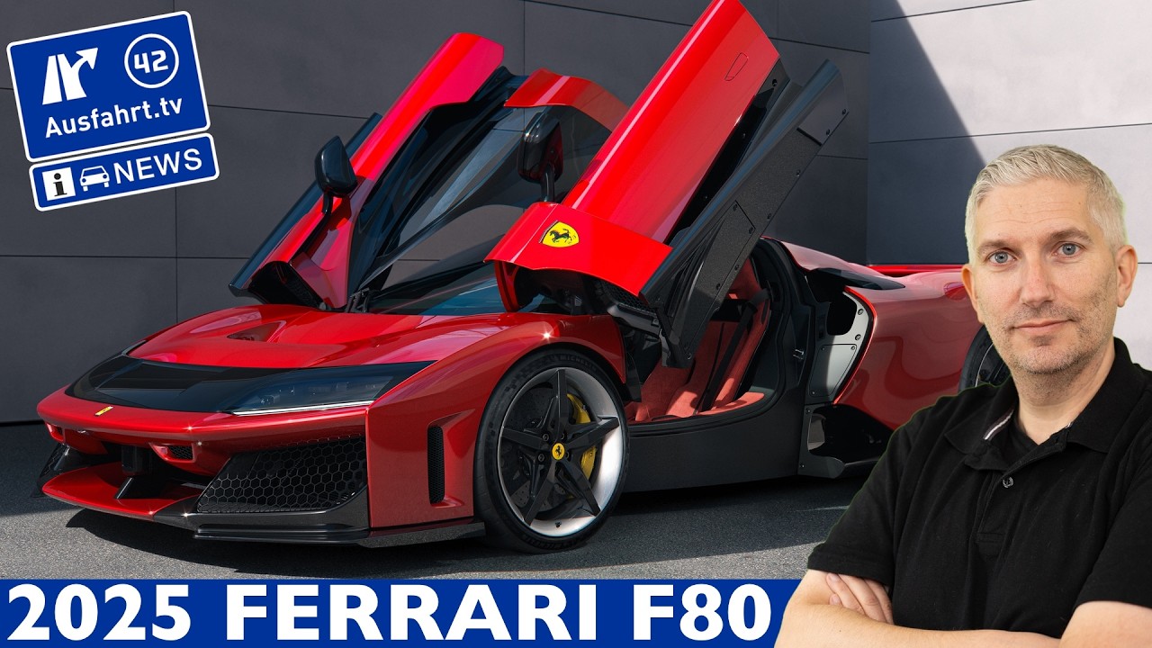 10 Fakten zum Ferrari F80 -  technische Daten - Preis Leistung | Ausfahrt TV News