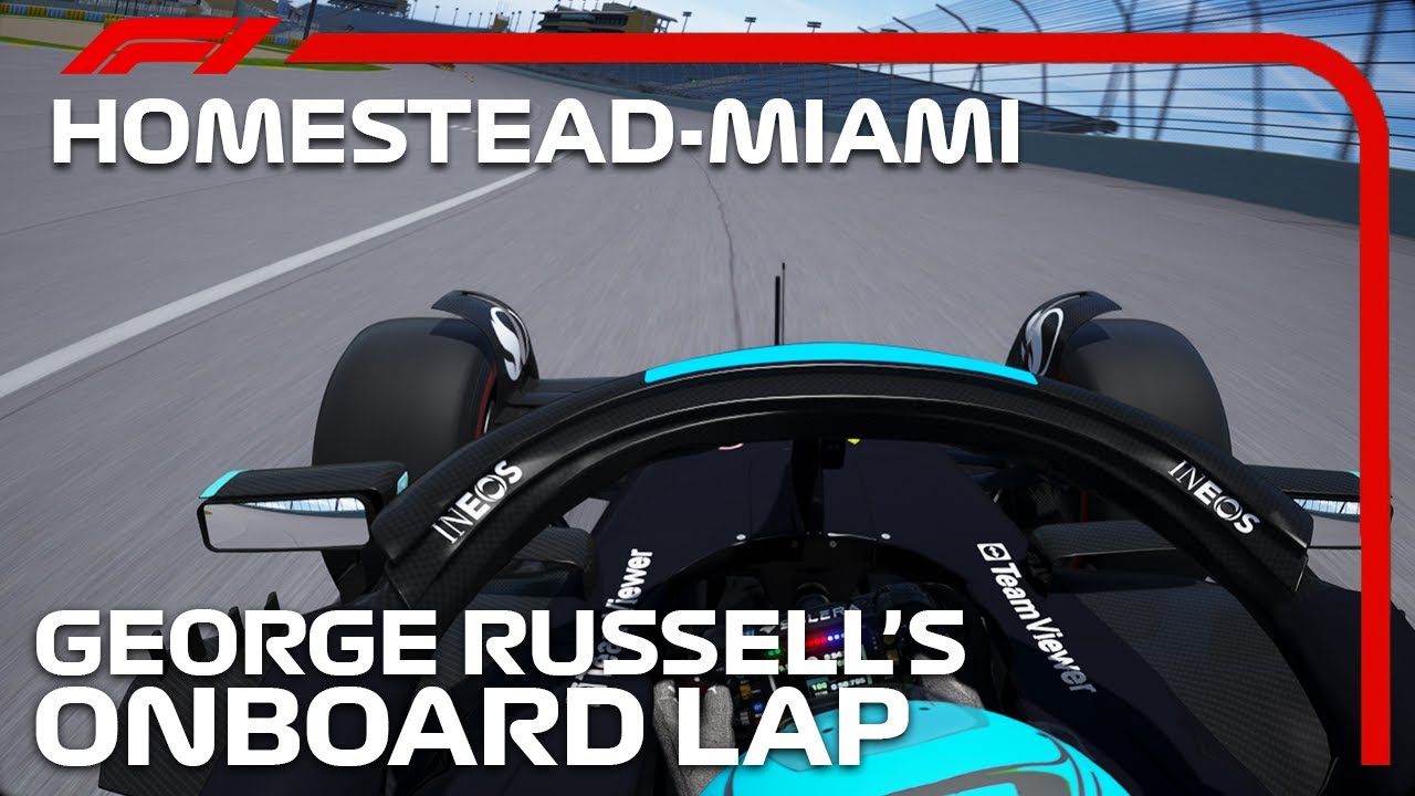 F1 2023 Homestead&ndash;Miami Speedway Road Course | George Russell Onboard | Assetto Corsa