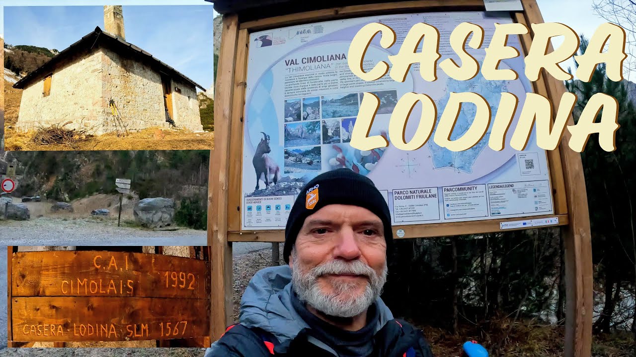 Escursioni in montagna. Casera Lodina - Val Cimoliana - Cimolais - Trekking. 4K