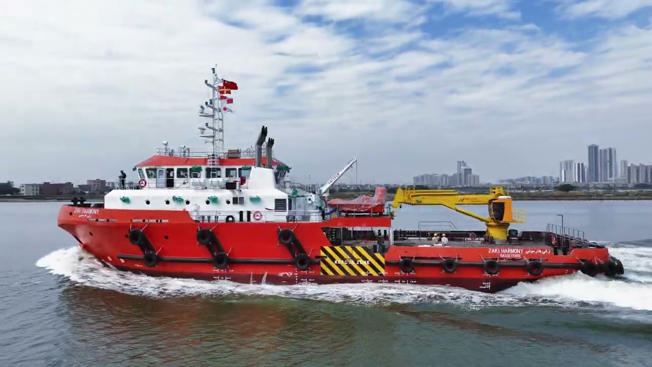 VESSEL ZAKI HARMONY SEATRIALS SHALLOW