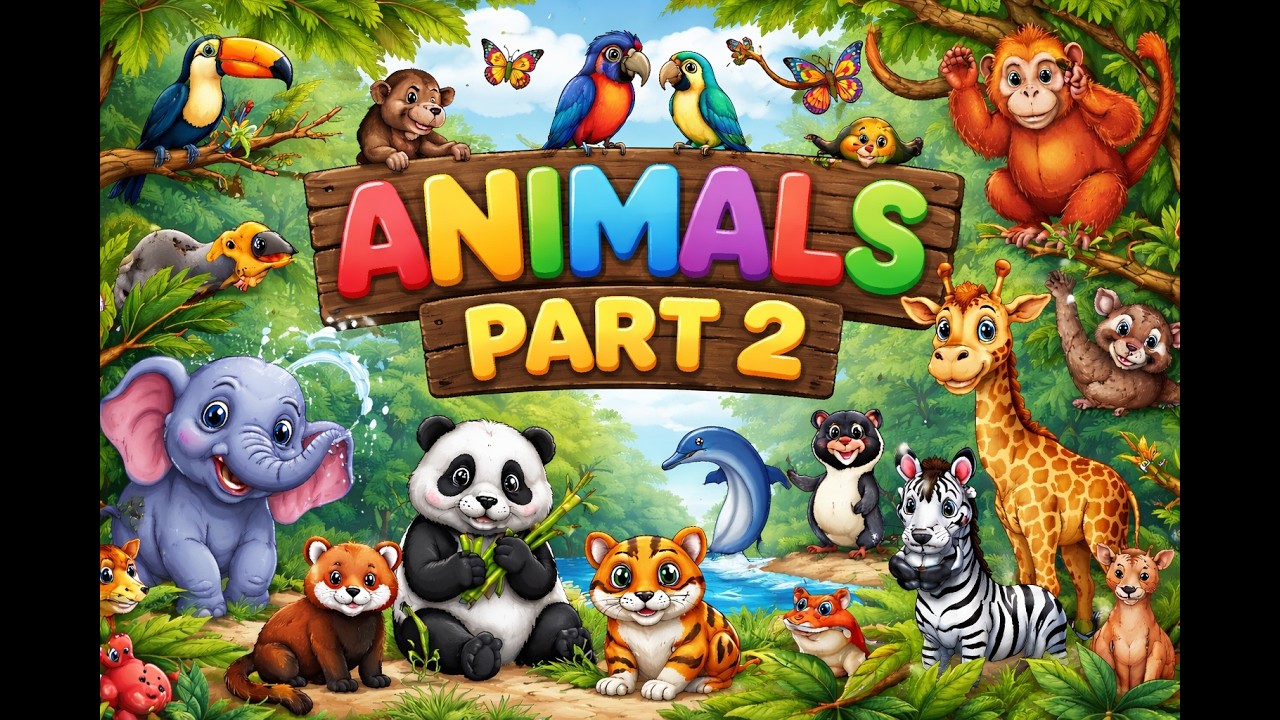 Animals part 2 Learn Animals in Finnish language (Finlandstories) #finlandstories #animals