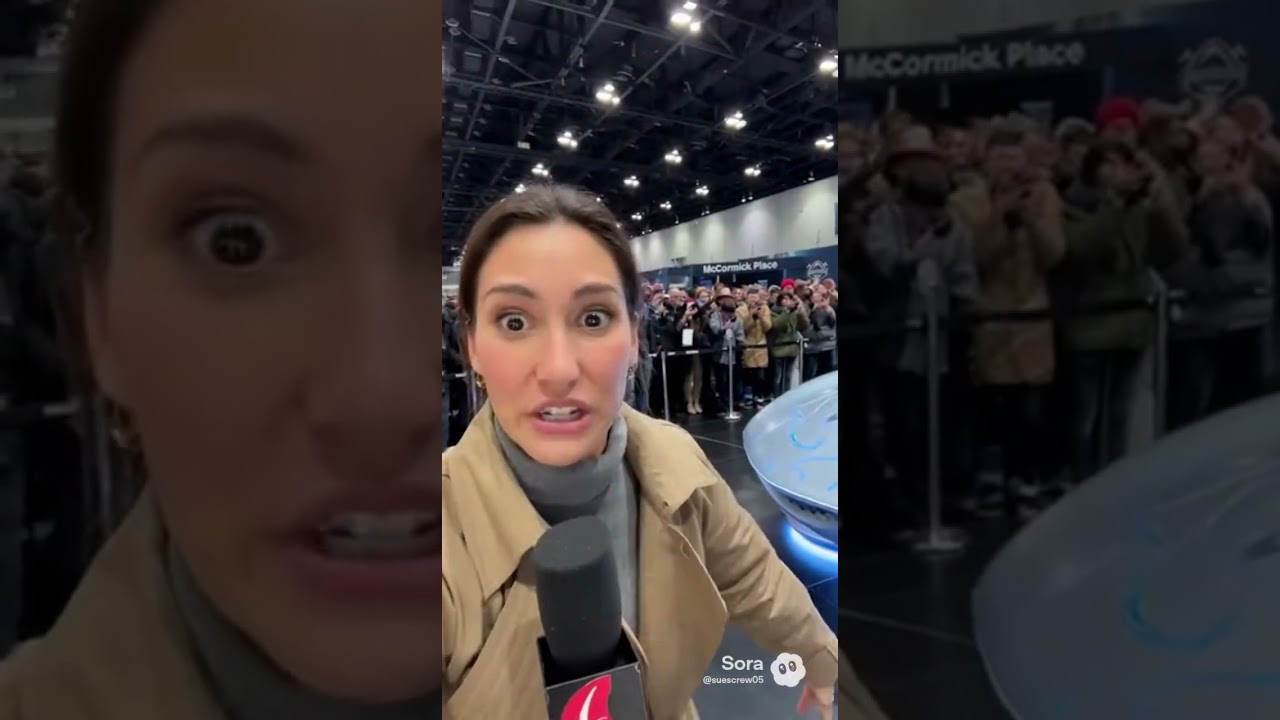 Неужели НЛО только что приземлилось в Чикаго?! 🛸