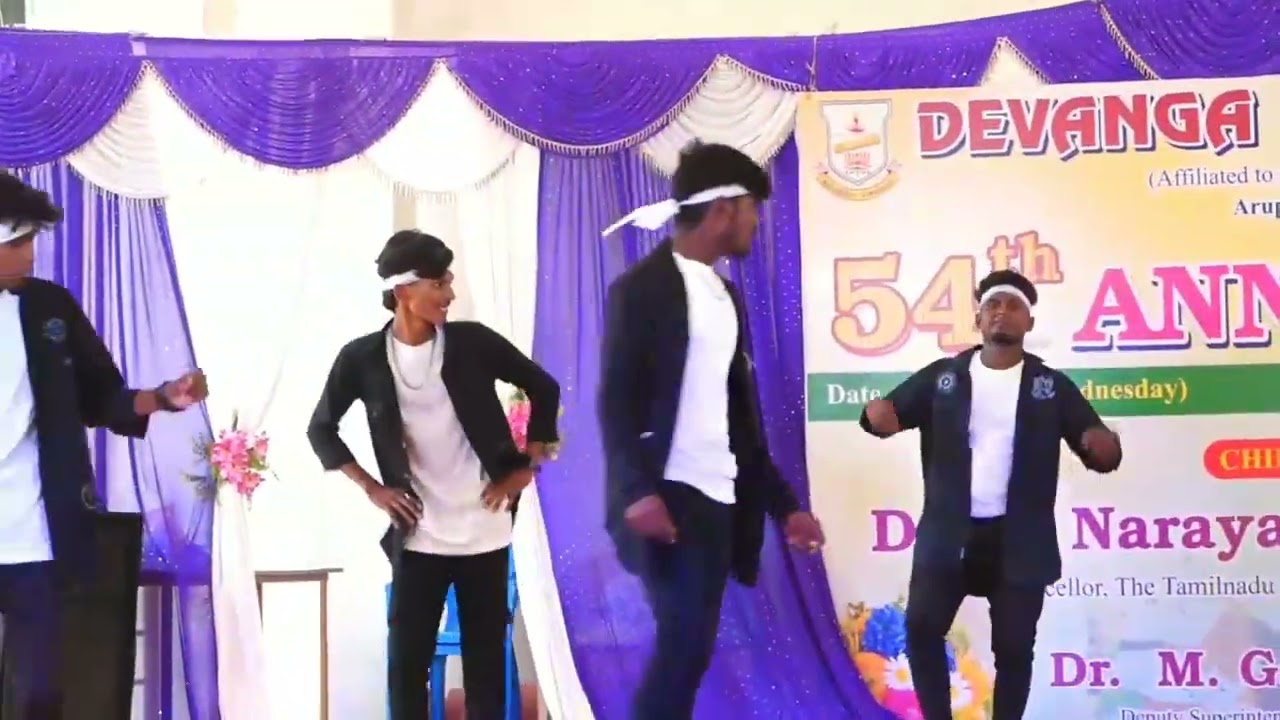 54th ANNUAL DAY.... ❤DEVANGA ARTS COLLEGE... 👑❤