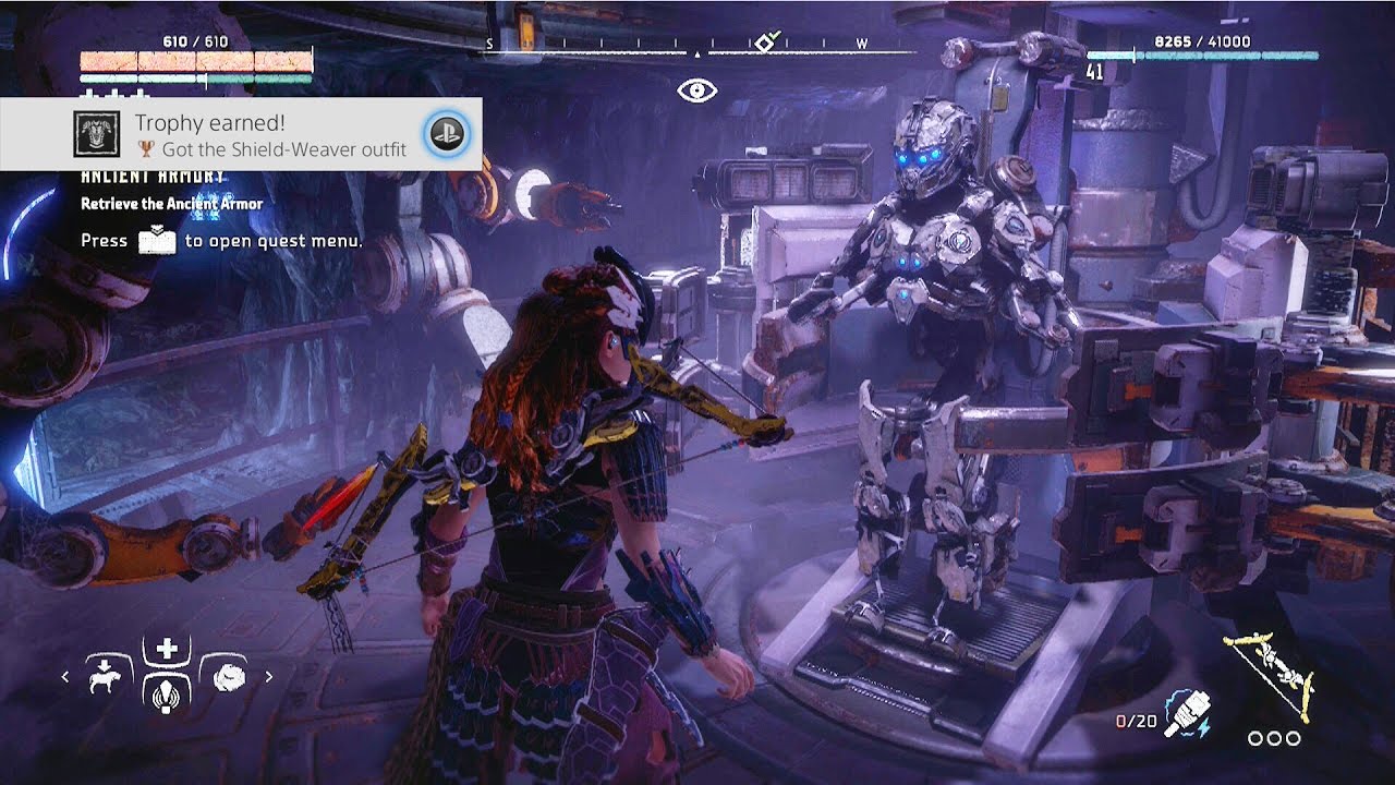 Horizon Zero Dawn - How to Get Secret Shield-Weaver Armor - All Power Cell Locations