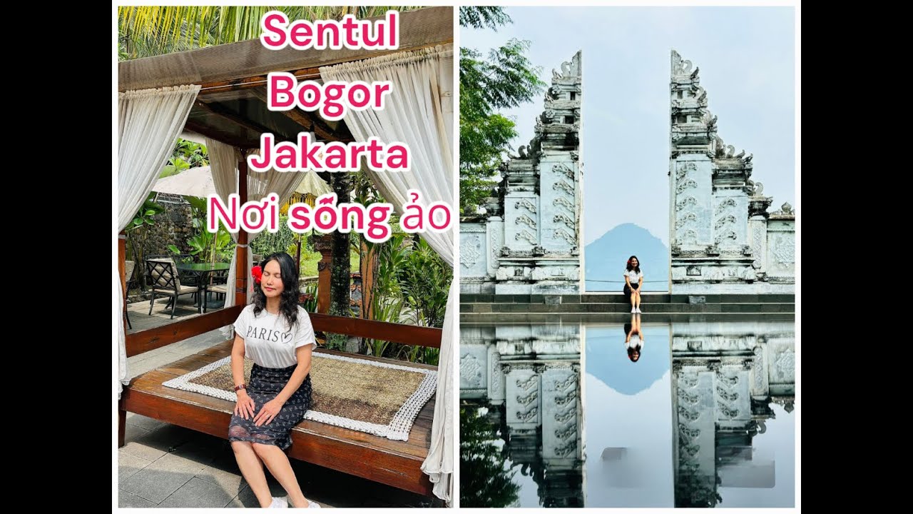 Mini Bali nơi sống ảo trong nhà hàng ở Sentul Bogor,  Jakarta Indonesia