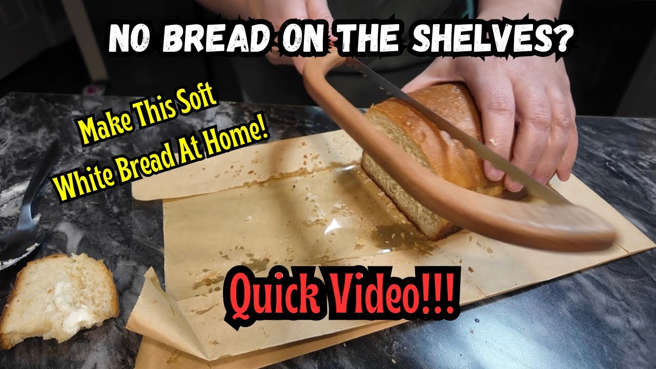 Easiest Homemade White Bread, SO SOFT, Save This When You Can’t Find Bread In The Stores