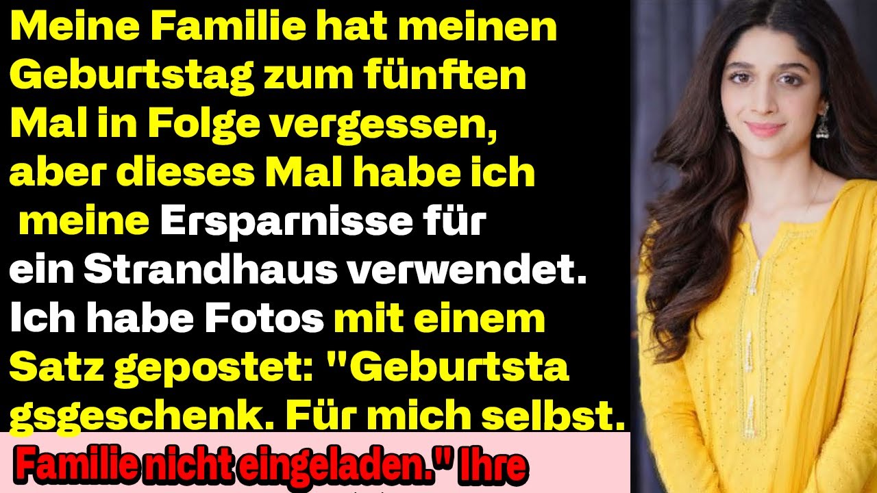 Meine Familie vergaß meinen Geburtstag zum 5. Mal – diesmal tat ich etwas Unerwartetes