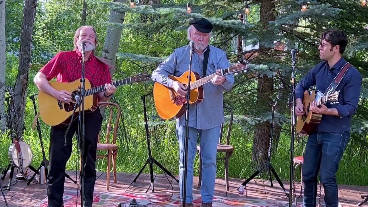 Old Friends - Daniel Boling with Tom Paxton and Jackson Emmer 7-2-23 Four Mile Creek