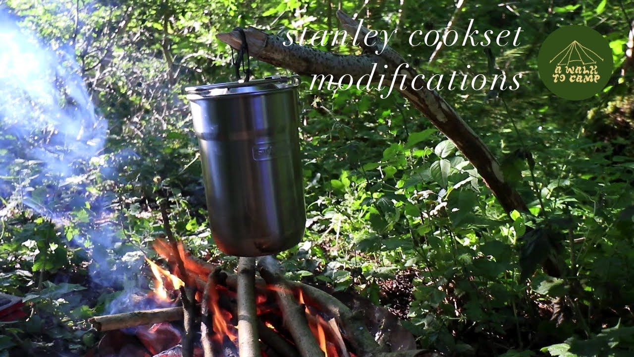 a few STANLEY ADVENTURE COOK SET modifications you can make now! DIY camping mods