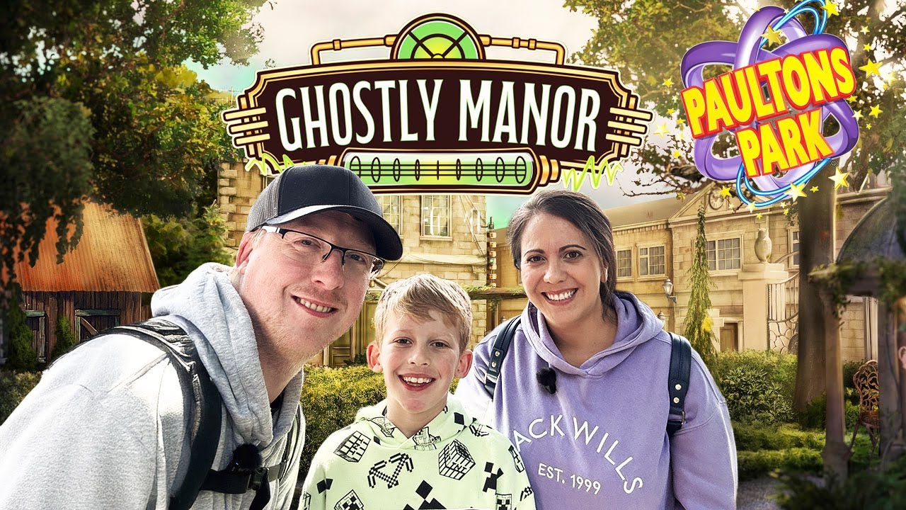 First Look at Ghostly Manor – Paultons Park’s New Interactive Ride!