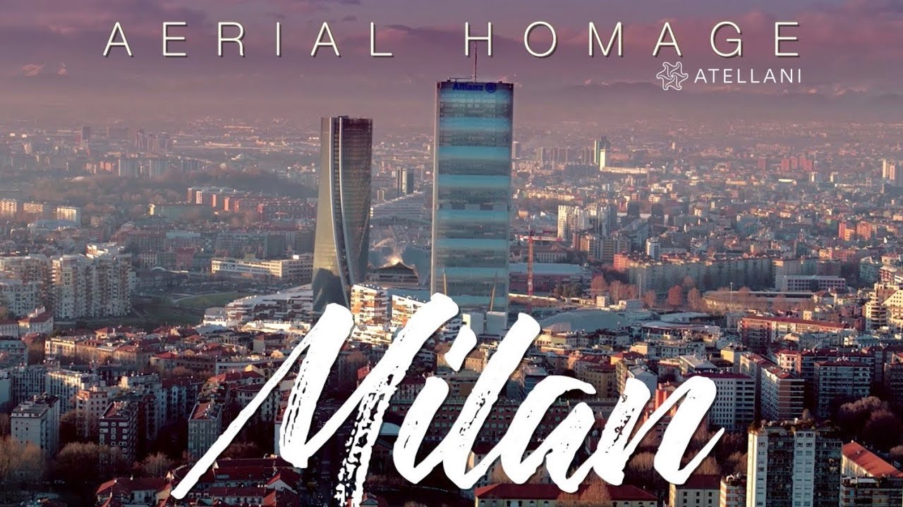 Milan Aerial The City From Above | Milan City by drone | Milano 4K UHD