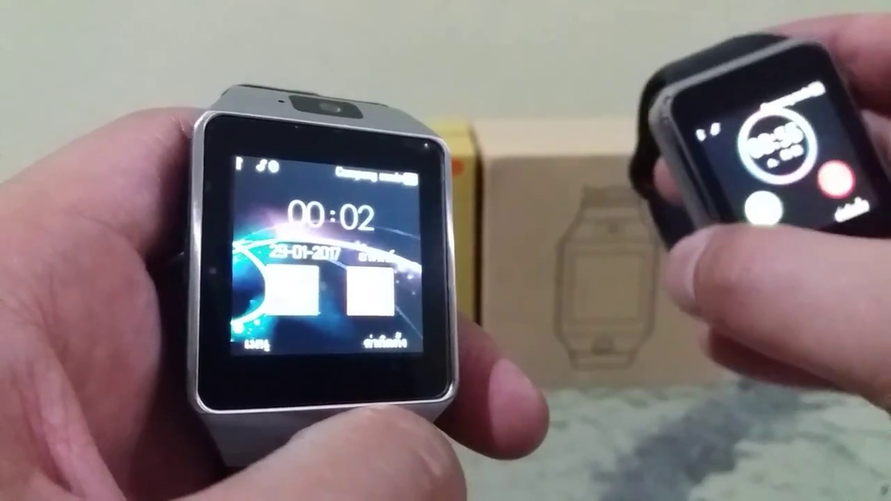 นาฬิกาโทรศัพท์ ใส่ซิมได้รุ่น DZ09/A9 Smart Watch (2017) v.1 มีแป้นพิมพ์ไทย