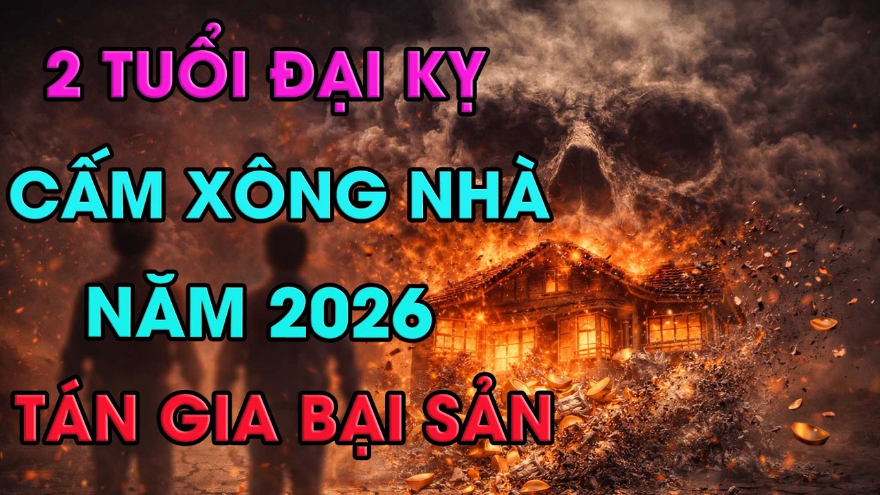 NĂM 2026: 2 TUỔI ĐẠI KỴ CẤM XÔNG NHÀ — MỞ CỬA LÀ “MỞ HỌA”, TIỀN BẠC BAY SẠCH!