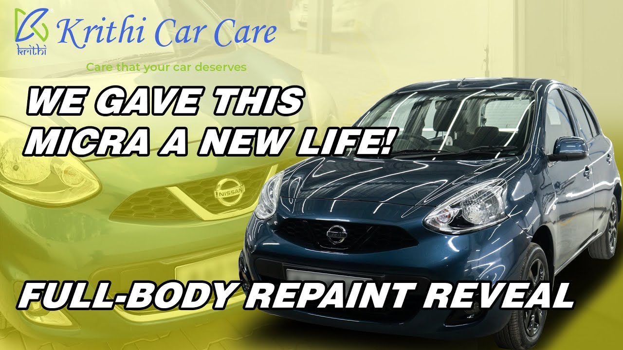 Nissan Micra Gets a STUNNING Full Body Paint Makeover!