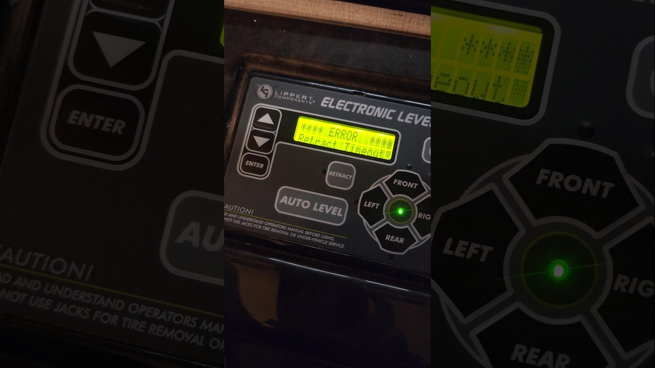 Lci electronic leveling (Retract timeout) error code  how to fix