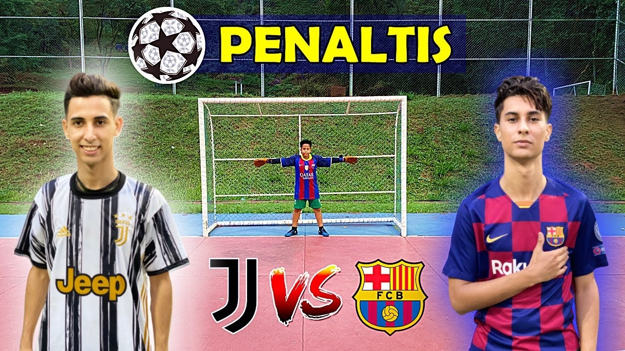 DESAFIO 5x5 DE PENALIDADES JUVENTUS VS BARCELONA UEFA CHAMPIONS LEAGUE QUEM GANHOU? ‹ Hariston ›