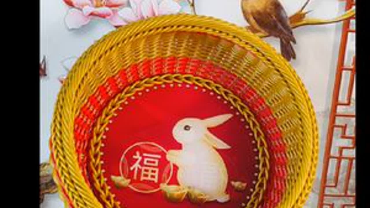 福兔圆框教程合集#手工编织零基础教学 #每天分享制作过程 #手工diy #爱手工爱生活 #民间手艺