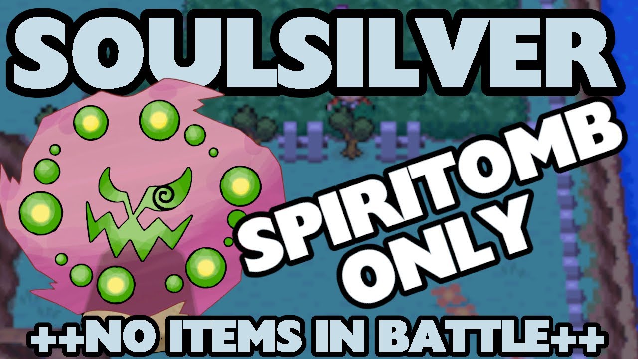 Can I Beat Pokemon Soulsilver With Just Spiritomb? - No Items In Battle - Pokemon Challenges