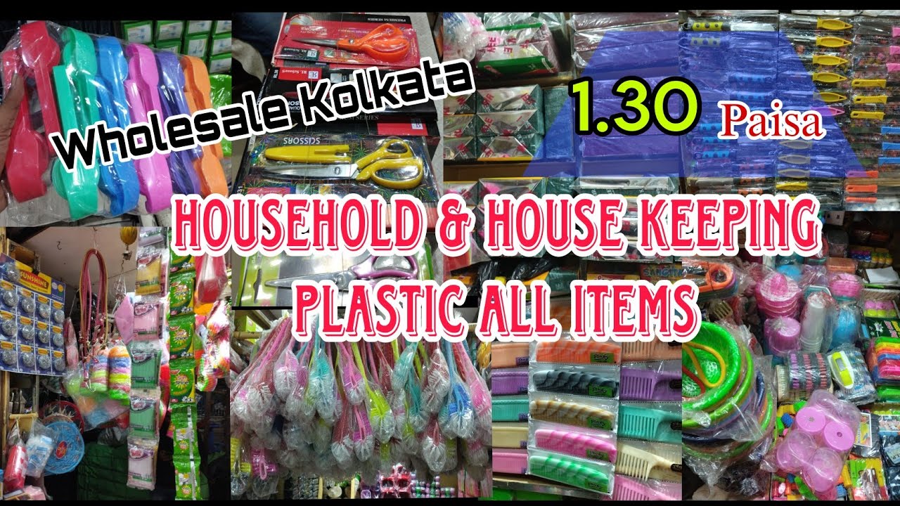 @1.30 Paisa -Kitchen,Crockery ,Hanger ,Clip,Plastic Goods,HOUSEHOLD &Milton Botol WholesaleR Market