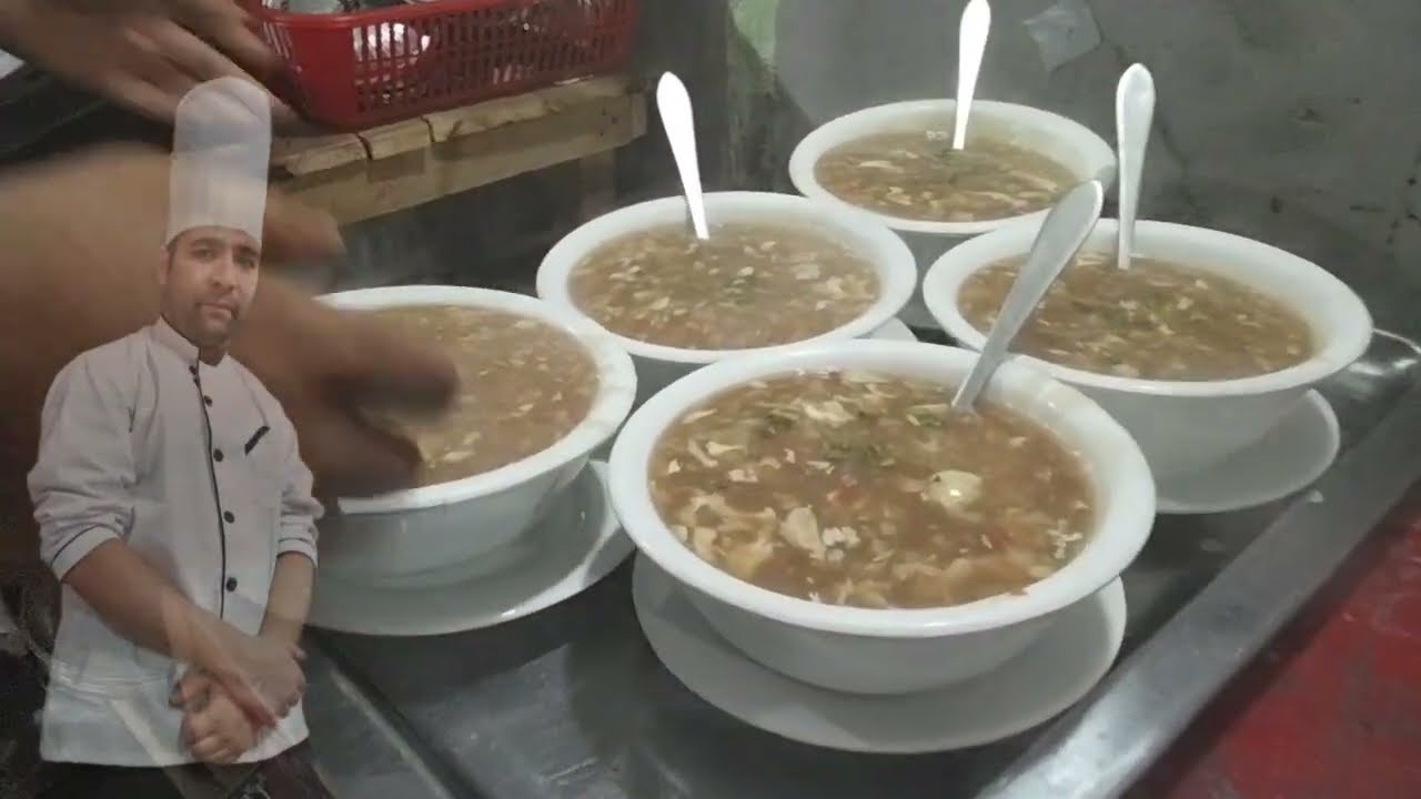 Chicken hot & sour soup recipe 