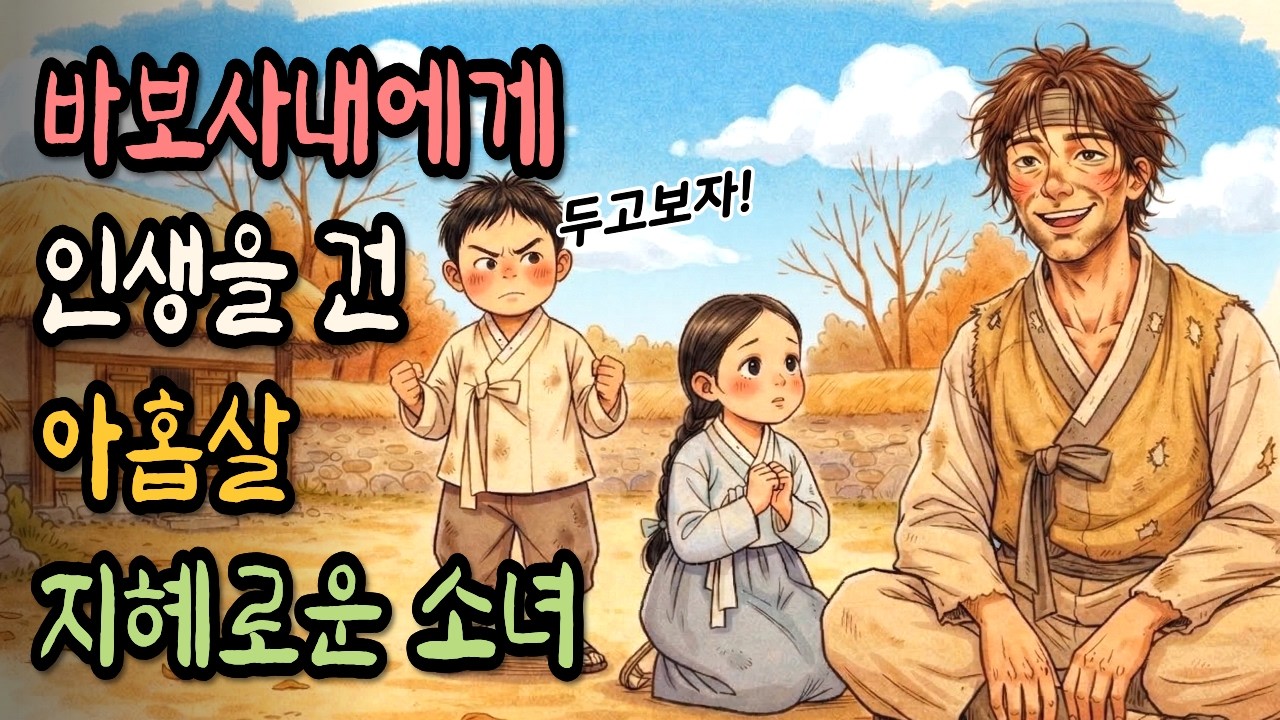 바보 사내에게 인생을 건 아홉 살 지혜로운 소녀, 거지의 충격적 정체와 암행어사 출두 | 야담 옛날이야기 오디오북