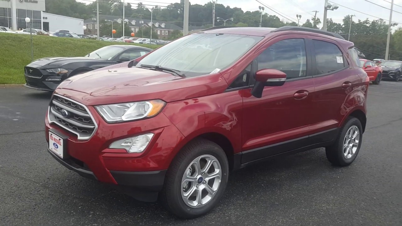 2019 Ford EcoSport SE 4wd Ted Russell Ford Stock #: S283478