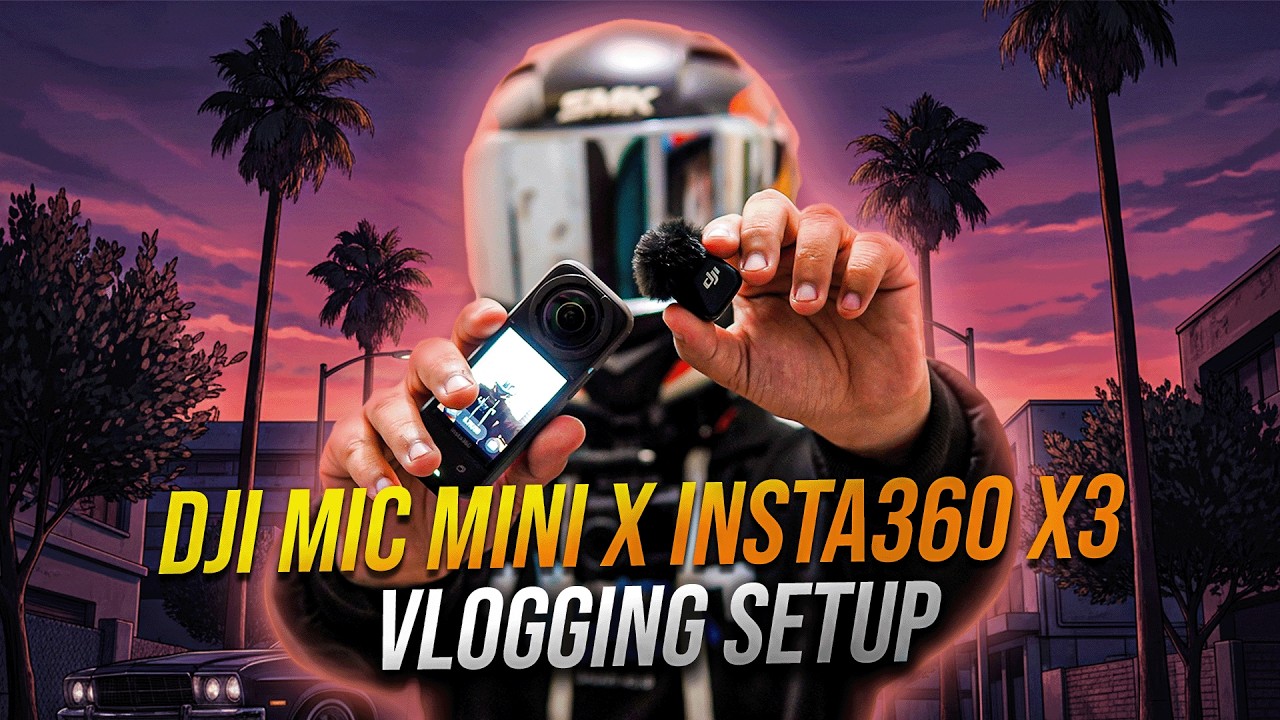 DJI Mic Mini on Insta360 X3 (Bluetooth Setup & Audio Test) #DJIMicMini #Insta360X3 #VloggingGear