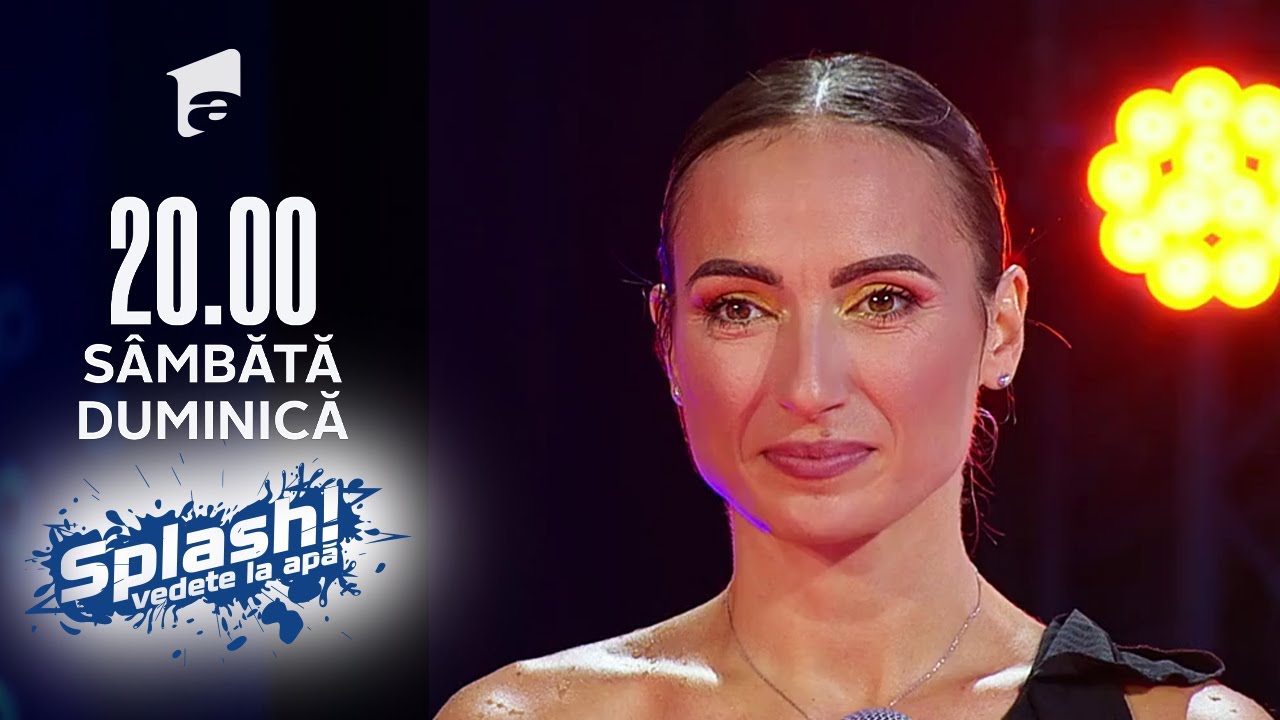 Anca Bucur a făcut un șpagat în săritura de la 7 metri