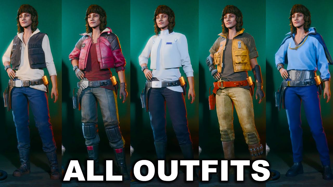 STAR WARS: Outlaws - ALL OUTFITS/SKINS/COSMETICS (Including DLCs)