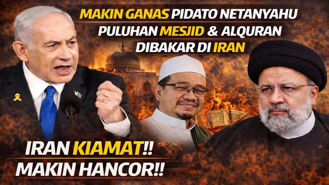 MAKIN GANAS PIDATO NETANYAHU PEMIMPIN ISLAM IRAN DIBUAT KEOK!! INILAH AKIBAT MELAWAN ISRAEL
