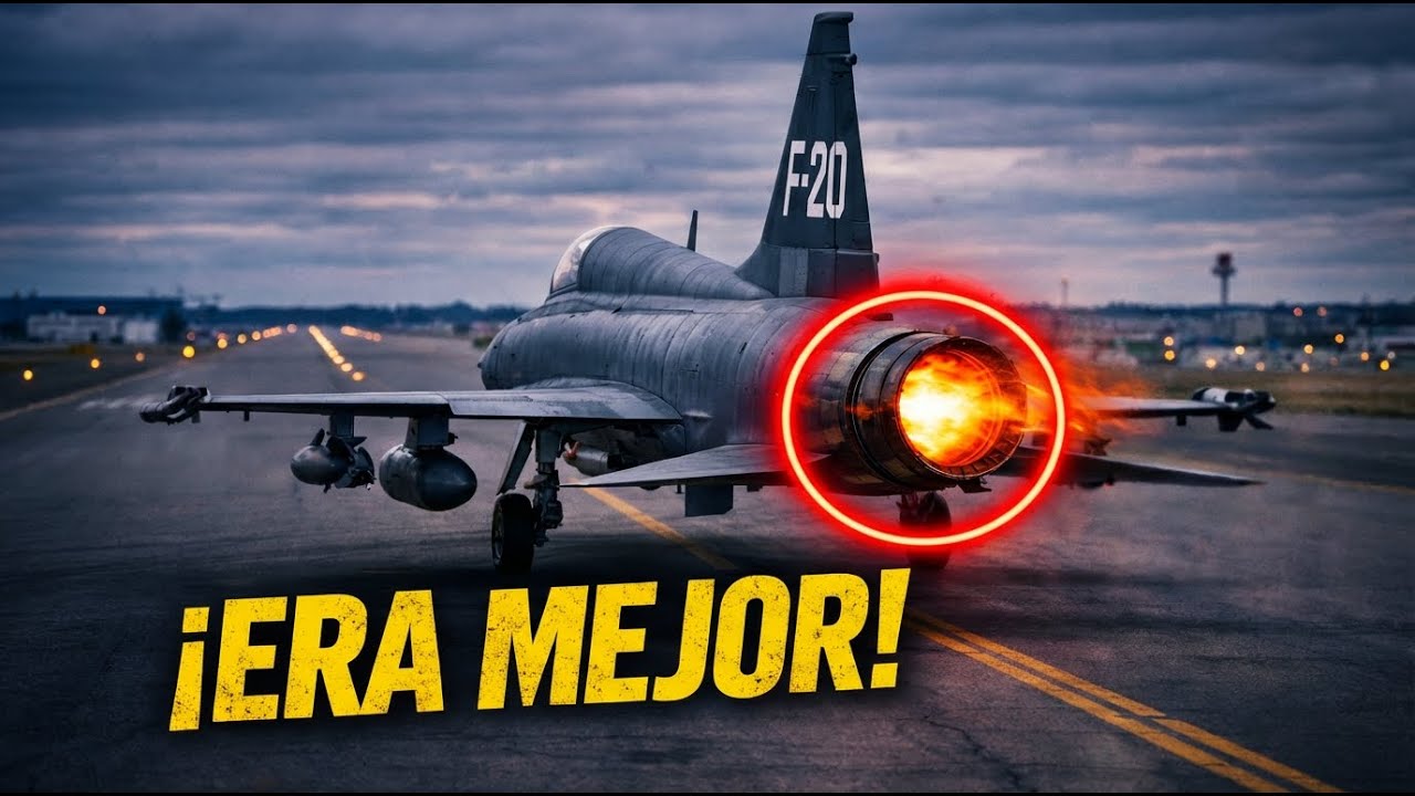 ¿MEJOR QUE EL F-16? La verdad oculta sobre el F-20 Tigershark