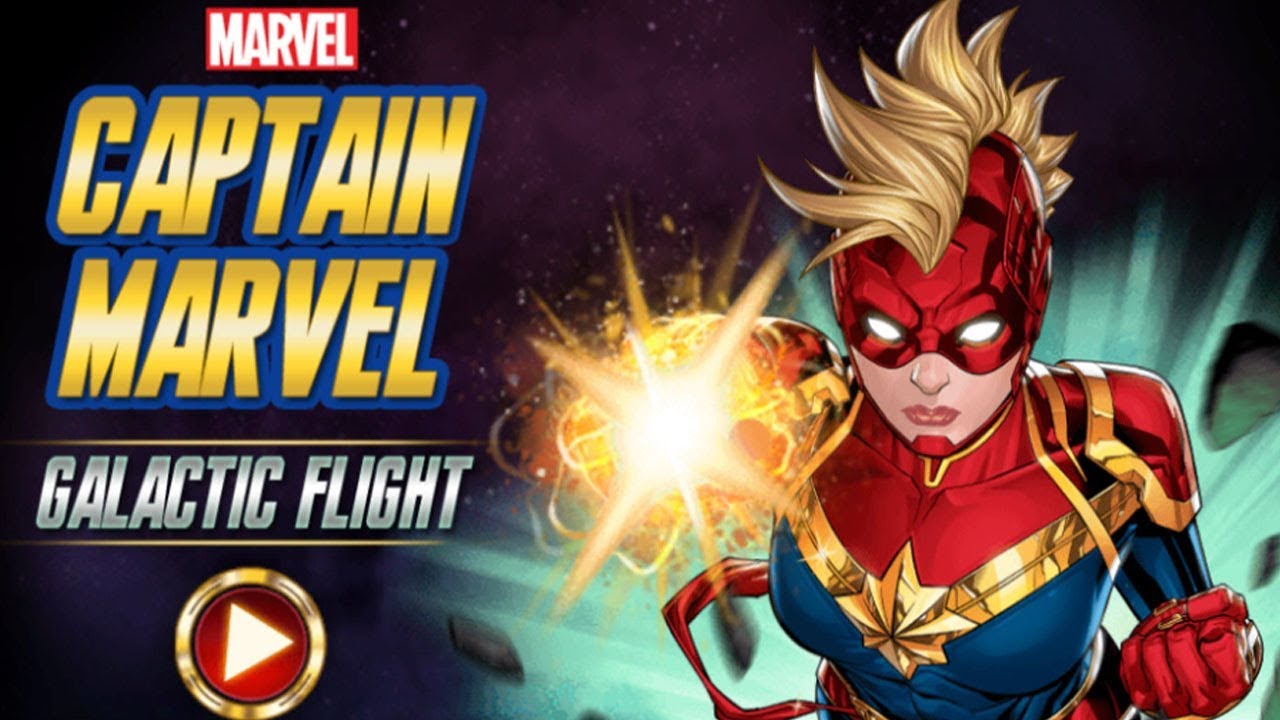 (Y8) Captain Marvel Galactic Flight #1 - Knowhere Walkthrough Gameplay