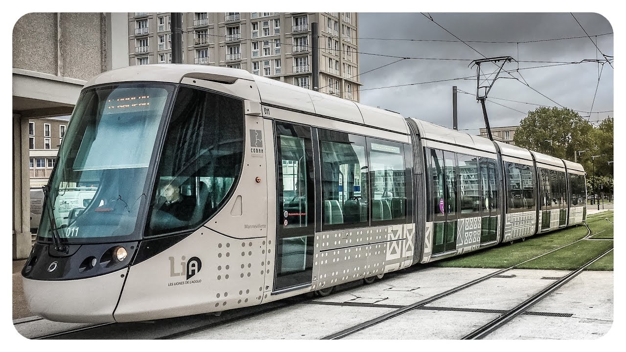 Straßenbahn Le Havre • Alstom Citadis 302 • Tramway du Havre • trams in Frankreich