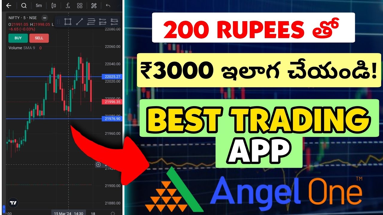 Best Trading App! Angel One Best Trading App For Bignner To Advance Telugu | Best Stock Market App