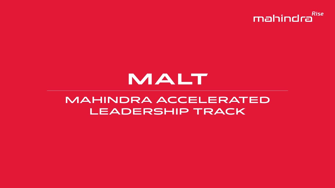 Mahindra Accelerated Leadership Track - 2024 | 
