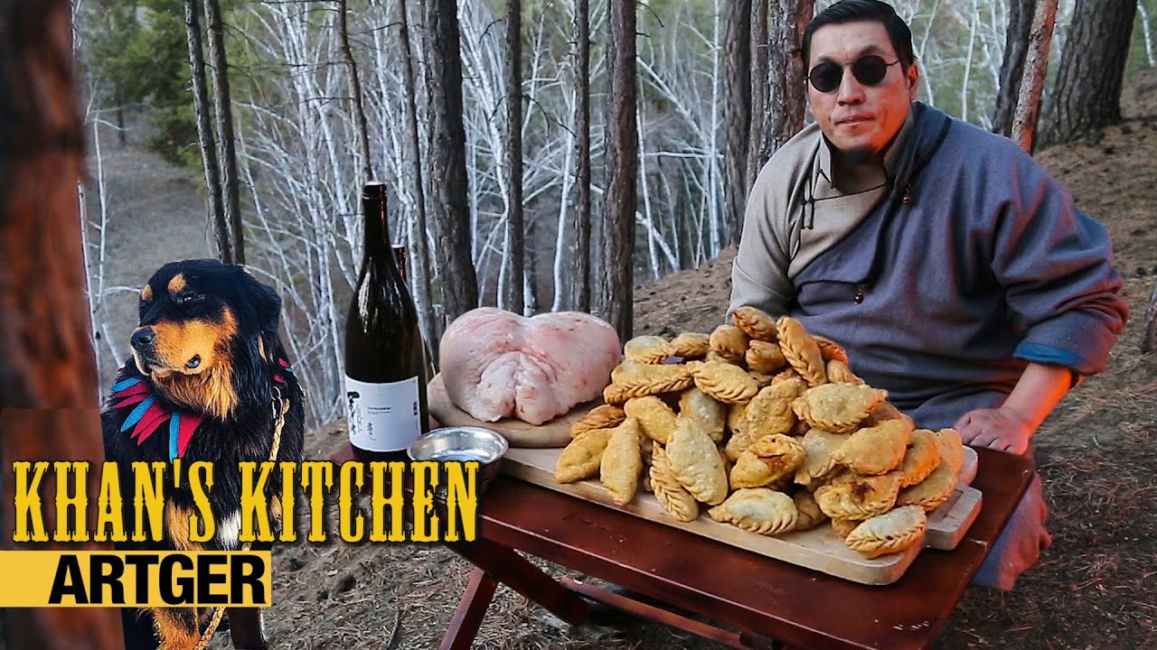 The GREATEST MONGOLIAN MEAT PASTRY: Traditional Khuushuur Over Flames | Khan’s Kitchen