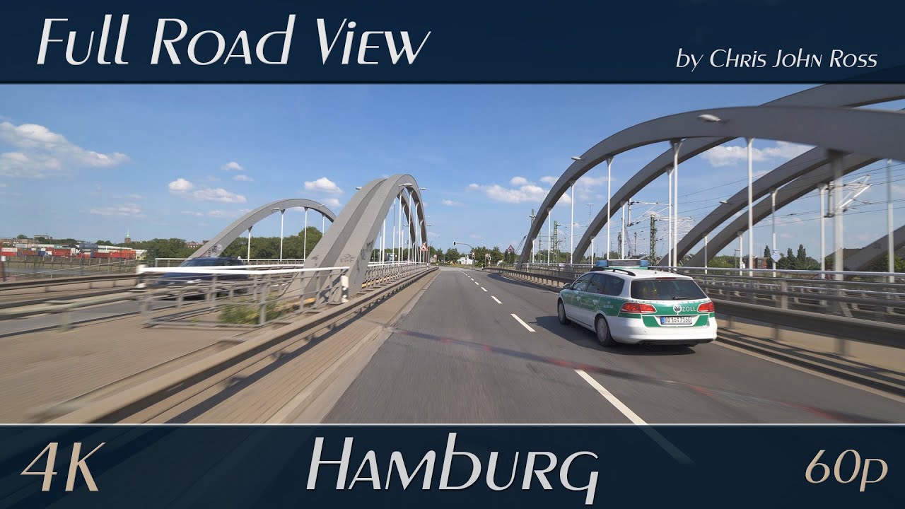 Hamburg, Germany: Kleiner Grasbrook, HafenCity - Hafengebiet / Port Area - 4K (60p) UHD