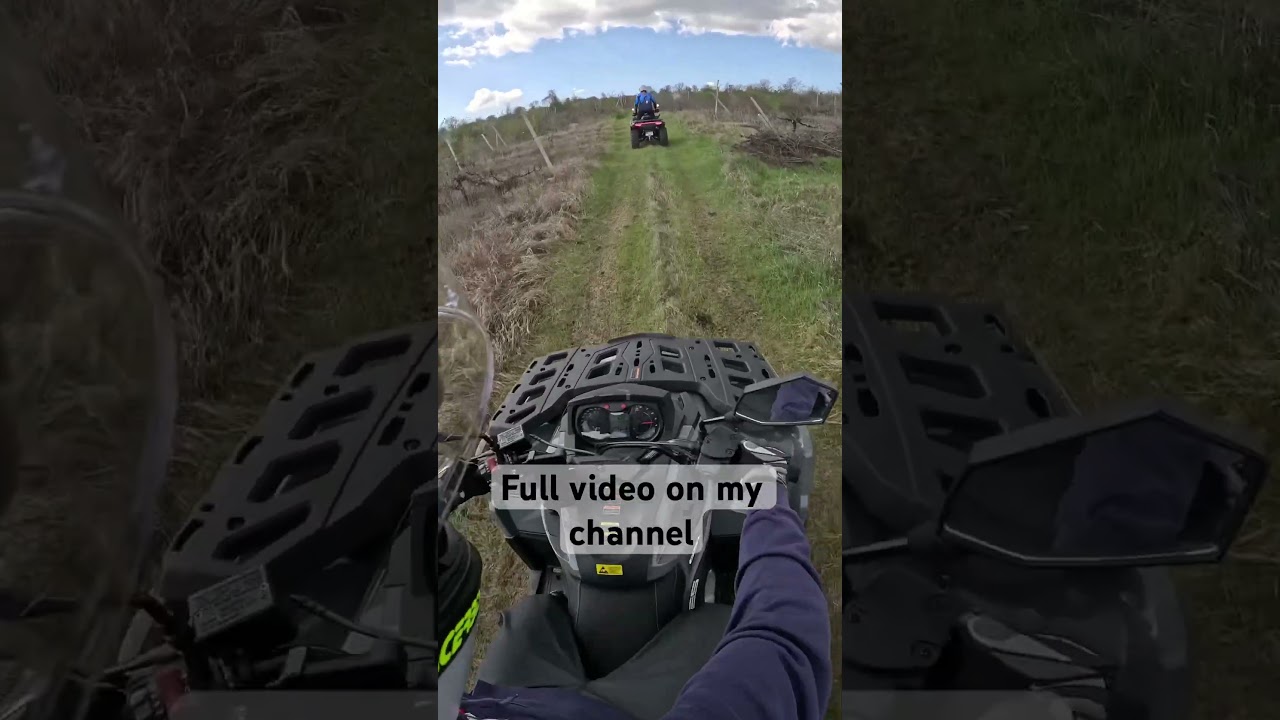 Countryside riders. Full video on my channel #atv #brp #loncin #odes #aodes #polaris #квадроцикл