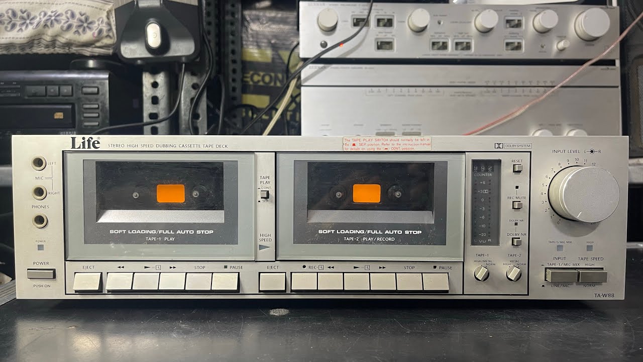 Life TA-W88 Double Tape Deck Price In Hindi 9811204032 / 9717618838 Available For Sale In New Delhi