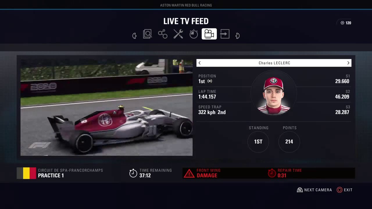 F1 2018 Livestream Career #70 Spa Francorchamps Practice , Quali & Interview