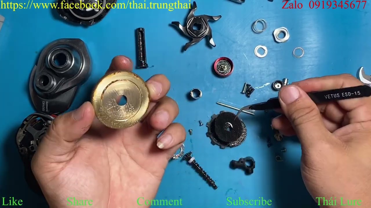 Vệ sinh bảo dưỡng Shimano Scorpion DC