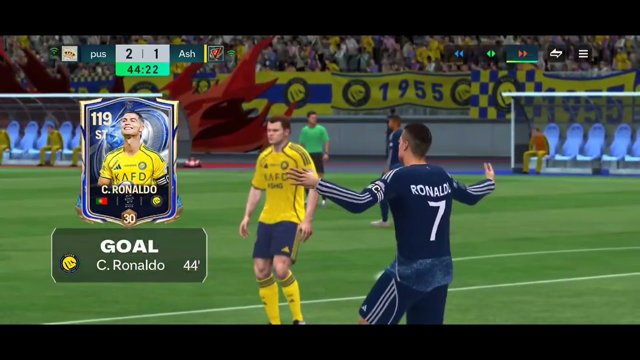 Al nassr match #fcmobile #cr7 