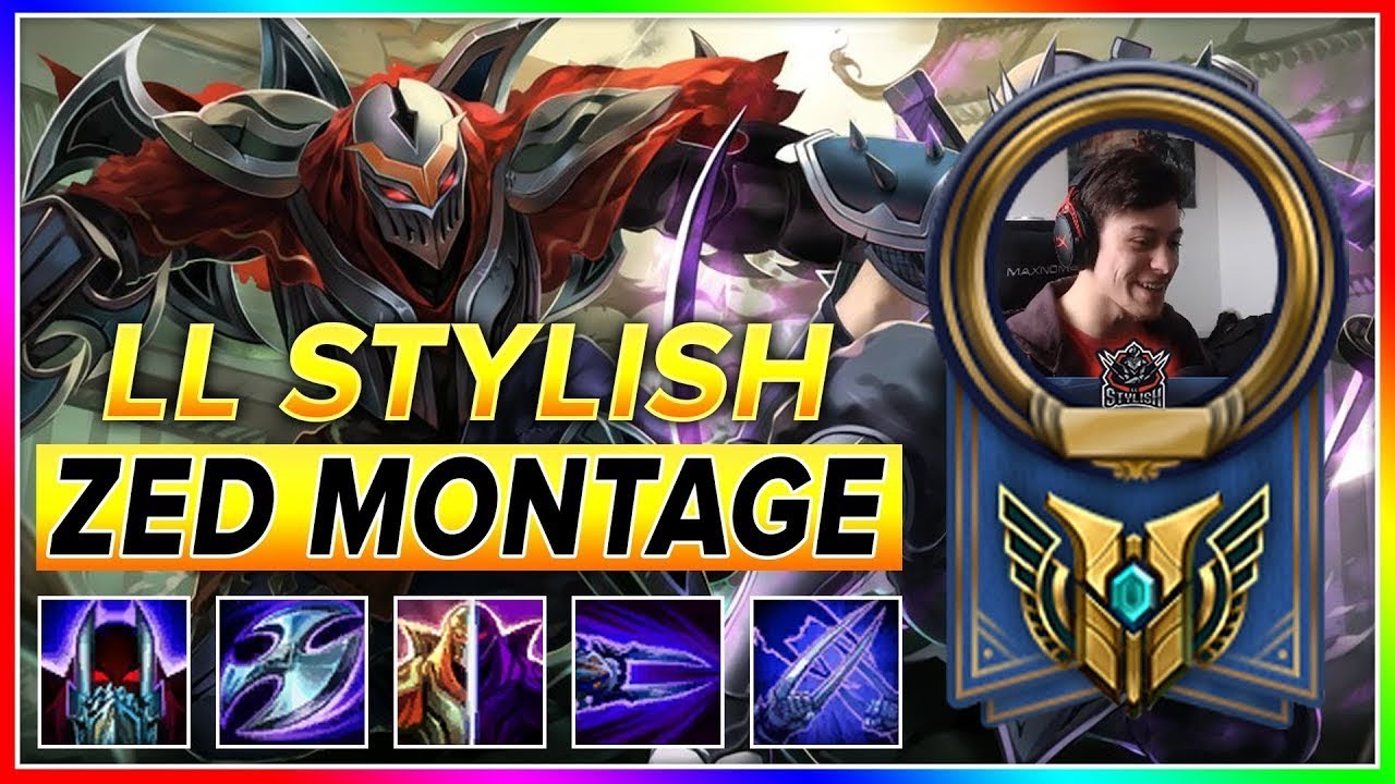 LL Stylish Zed Montage | Top1 Zed N.A And The World | Challenger Zed Montage