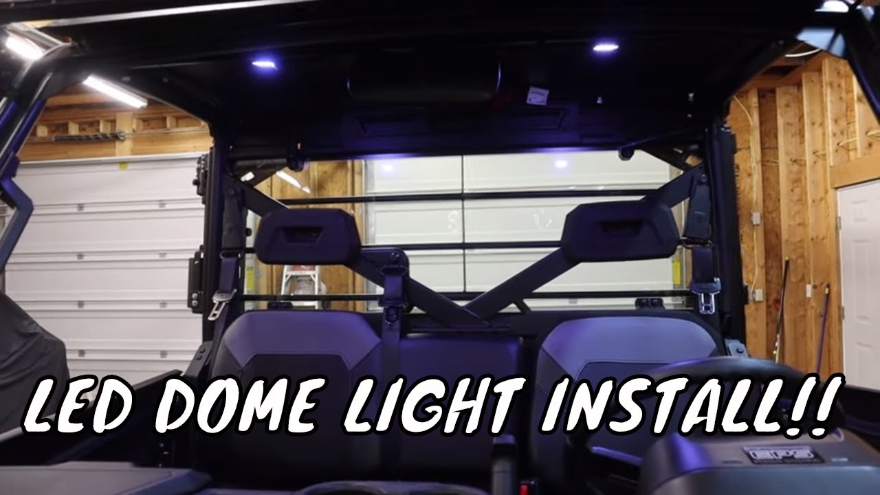 Установка светодиодного плафона Polaris Ranger